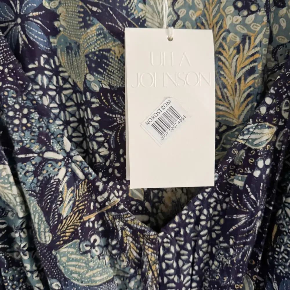 NWT Ulla Johnson Blue Portofino Anika Mini Dress 8